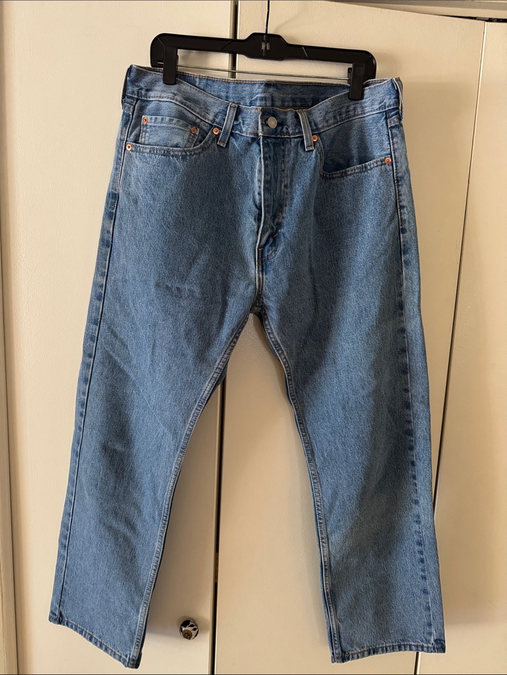 Levi's Men's 505 Straight Blue Denim Jeans